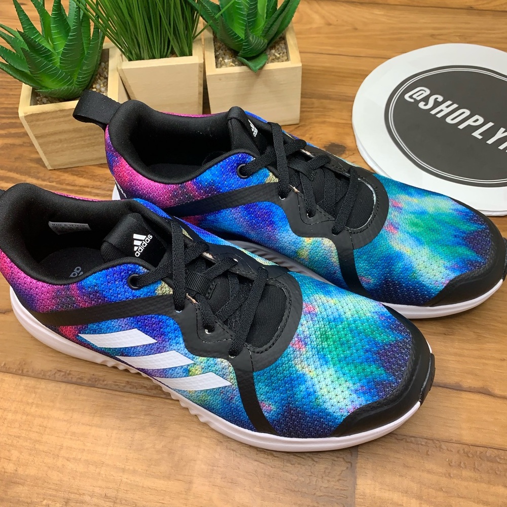 🔴SOLD🔴Adidas Fortarun x Shoes Watercolor Sneaker - Picture 4 of 8